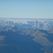 Zoom nach Süden zu den Dolomiten (der Monte Antelao ist der zweithöchste Berg der Dolomiten)
