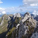 Die wilden Berge der mittleren Alpsteinkette.