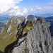Auf dem Westlichen Fählenturm lässt sich die mittlere Alpsteinkette gut überblicken.