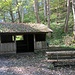 Schutzhütte mit Grillplatz an der Hossinger Leiter