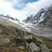 Hinter der Anenhütte: Anengletscher und Langgletscher