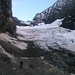 Gamchigletscher. Unseren Weg viel zu spät auf dem Gletscher und durch die Spaltenzonen zu finden hat auch etwas Zeit gekostet. (Bild von Patrick)