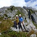 Kleiner Hundstein: Gipfelbild mit Christoph und Hampi