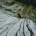 Perfekte Wasserrillen am Ende von Sl. 11, 5c+ (eher 5b)