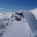 Zwei Gipfel übereinander auf einem Foto