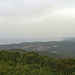 Landschaft an der Costa Verde bei Piscinas vom Gipfel aus gesehen.