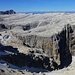 monumental, die Mesules, links die Bamberger Hütte