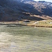 Il secondo lago con la sua copertura di erbe palustri.