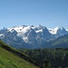 Blick auf die Berner Alpen.