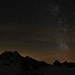 Leuchtetende Milchstrasse im Sternbild Schütze (Sagittarius). Links auf den Foto ist der Steinbock (Sagittarius).