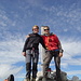 Tanja und ich auf dem Gipfel des Bös Fulen 2802m