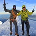 Dirk und hgu auf dem Mont Blanc