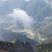 Vista su Mezzoldo dalla cima del Monte Cavallo.
