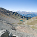 Ein letzter Blick vom Col Garin Richtung Aostatal.