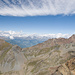 Blick nach Norden, Richtung Aostatal und Wallis.