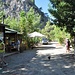 Der Eingang in den Gönyük-Canyon und den Nationalpark Olimpos-beydağları Sahil Milli.