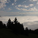 herrlicher Blick über das Nebelmeer im Schwyzer Talkessen mit den Mythen.