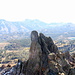 On top of Reynolds Peak

Due to a completely wrong setting on my camera, I managed to create a completely overexposed and unusable panorama from the top of Reynolds Peak - this is the only picture which actually shows something...