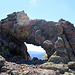 Natural arch on the south ridge of Reynolds Peak