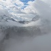 im Wolkenfenster die Große Löffelspitze