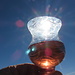 die Sonne im "Weinglas" eingefangen ... © Lilly