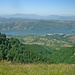 Der Aufstieg wird begleitet vom Lago di Campotosto.