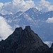 Ruchälplistock (links Gipfel mit Kreuz, rechts "Wandergipfel") mit Oberalpstock