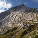 Die Alpspitze in ihrer ganzen Pracht. Ferrata und Nordwandsteig sind erkennbar.