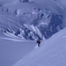 DAS ist Skifahren! Steilabfahrt am Col Durand weit über den Gletscherbrüchen