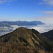 Blick zurück vom Güpfi Nordgipfel zum Höh Grat.