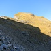 Die Flanke des Chli Alvier vom Wanderweg aus betrachtet.