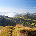 Blick vom Gipfel nach Westen