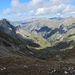 Höfats und Daumenmassiv, unten die Eisseen