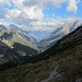 Blick durchs Hornbachtal beim Abstieg nach Hinterhornbach