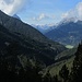 Blick durchs Namloser Tal zurück ins Lechtal