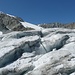 Kleinere Spalten am Glacier Trail