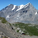 Nochmals Aussichtspunkt 2575: Lämmerenhütte mit imposantem Hintergrund.
