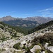 Rückblick talauswärts - zu erfolgreich, genussvoll, begangenen hohen Bergen Korsikas