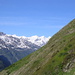 De la raide montée au pied vue sur l 'Est de l'Oberland Bernois encore bien enneigé.