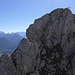 Schlüsselstelle im Fels, aber angenehm zu klettern