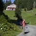 Der Alpengasthof Edelweiß oberhalb von Au