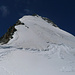 Gipfelaufbau Weisshorn nahe P. 4178