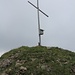 Gipfelkreuz samt -buch auf dem Arnitriste.