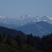 Zoom zu den Hohen Tauern mit dem Großen Wiesbachhorn (3564m) in der Mitte