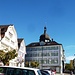 Gaiser Dorfplatz - der alte Ochsen links und der Falken rechts