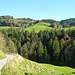 Vom gleichen Standort Blick auf den Nordhang des Gäbris - Steinleuten