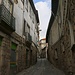 In den engen Strassen der Altstadt von Covilhã (661m). Trotz einer abwechslungsreichen Geschichte gibt es jedoch nicht sehr viel wichtige historische Bauten aus dem Mittelater oder sogar früher zu sehen.