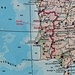 Lage vom Torre (1993m) in Portugal. Unsere bereiste Orte sind rot umrahmt.