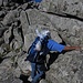 Vorsichtiger Abstieg vom Monte di Cote: hier muss man ganz gut aufpassen!<br /><br />La discesa prudente dal Monte di Cote: qui si deve far molta attenzione!