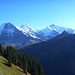 Eiger - Mönch - Jungfrau depuis Hintisberg
